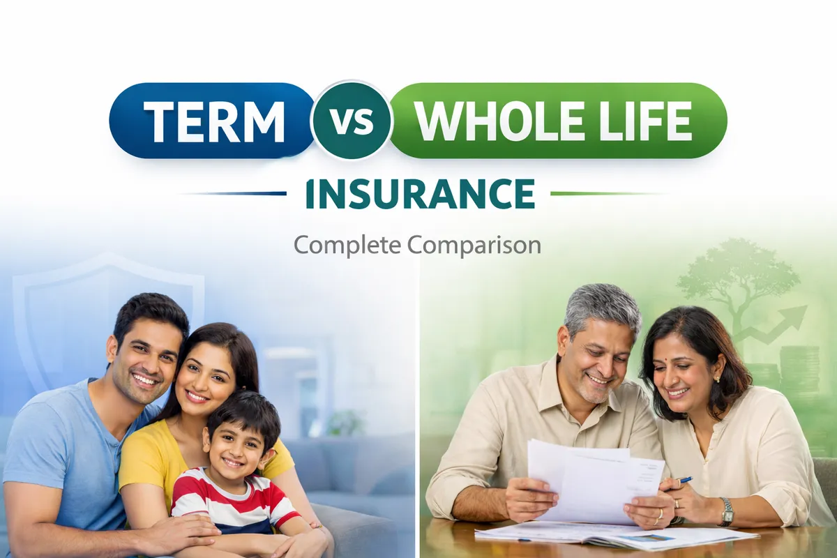 Term vs Whole Life Insurance — पूरी तुलना