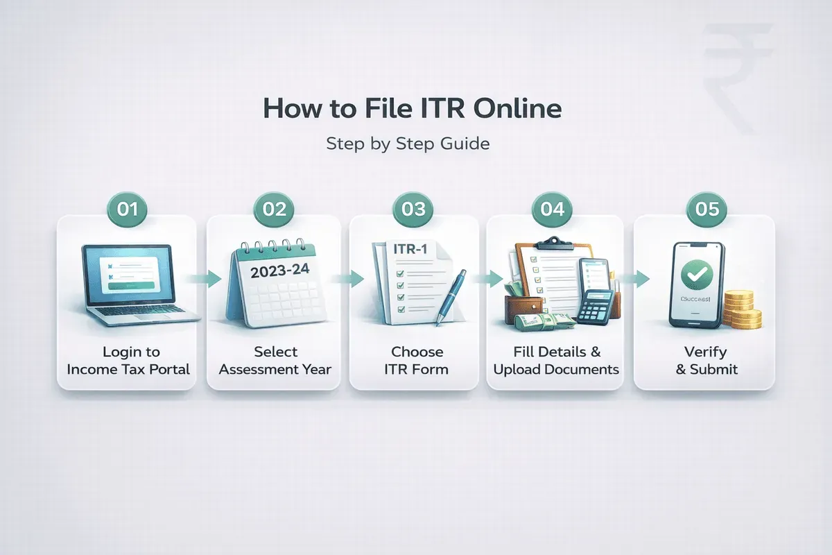 ITR Online कैसे भरें? Step by Step